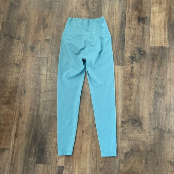 Beyond Yoga Women’s Blue High Rise Ribbed Spacedye Leggings S - Picture 6 of 8